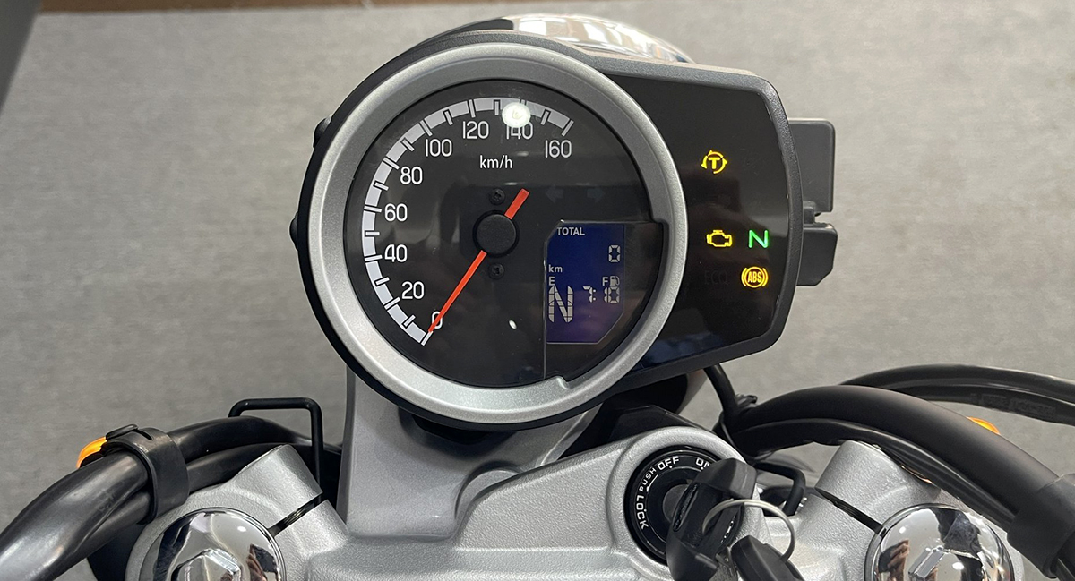đồng hồ Honda CB350 Hness Pro 2023 đen nhám